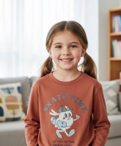 بلوز آستین بلند اسپرت برند فرانسویTEX خرگوش 11381